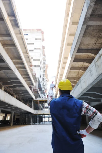 Çalışkan inşaat sitesinde — Stok fotoğraf