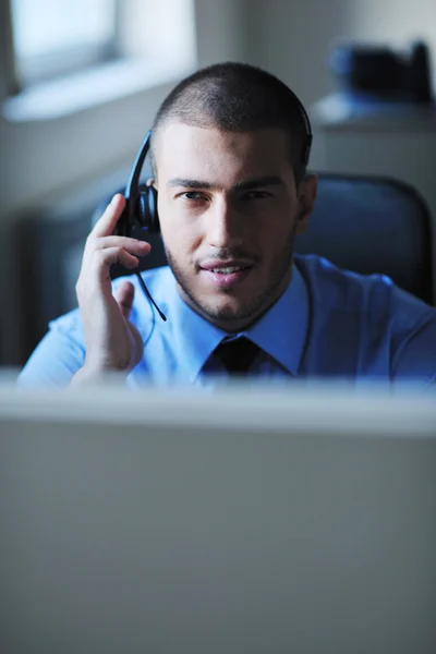 stock image Businessman with a headset