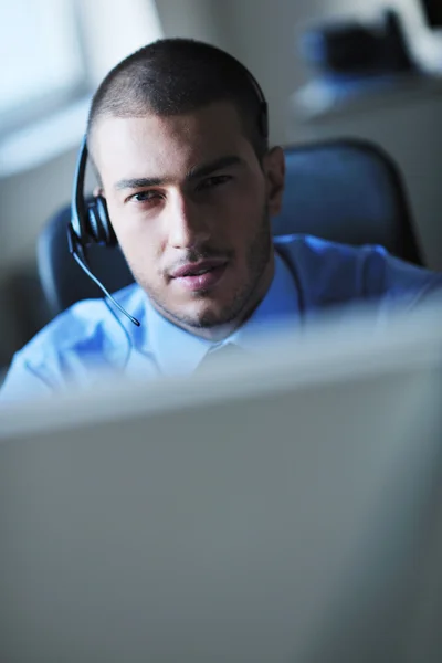 stock image Businessman with a headset