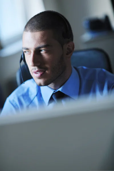 stock image Businessman with a headset