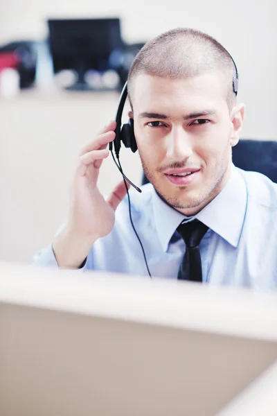 stock image Businessman with a headset