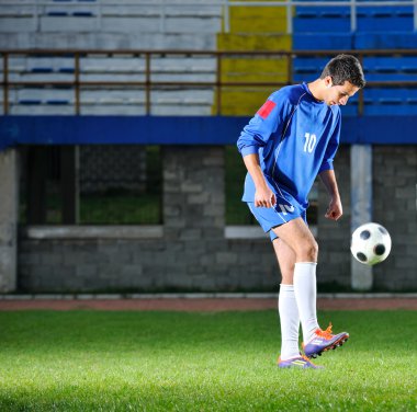 Futbolcu iş başında