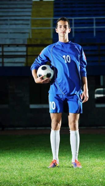 Voetbal speler portret — Stockfoto