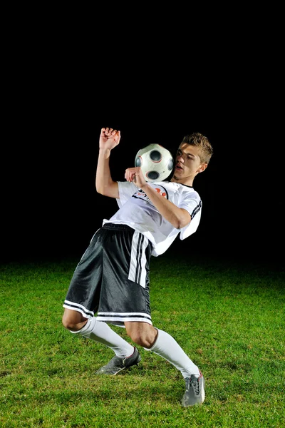 Football player in action — Stock Photo, Image