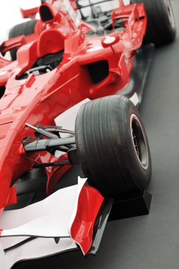 Kırmızı formel 1 modeli