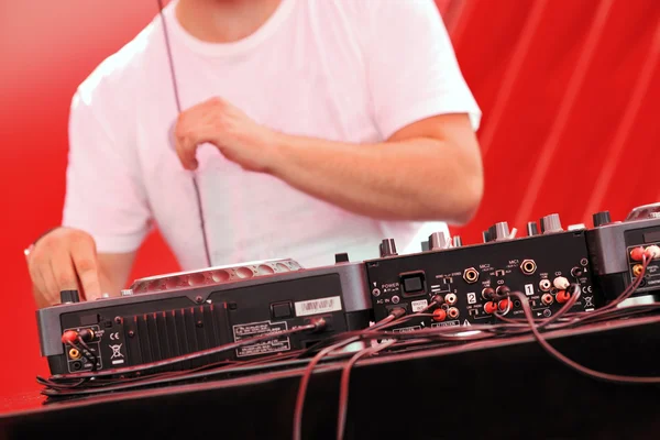 DJ de música — Fotografia de Stock