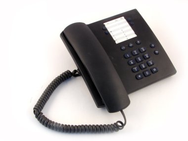 Modern siyah telefon