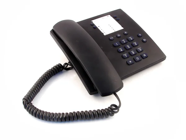 Modern svart telefon — Stockfoto
