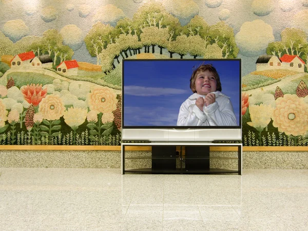Большой плазменный экран — стоковое фото