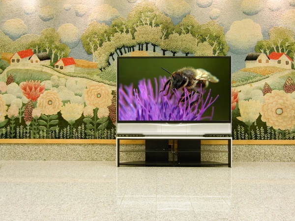 Большой плазменный экран — стоковое фото