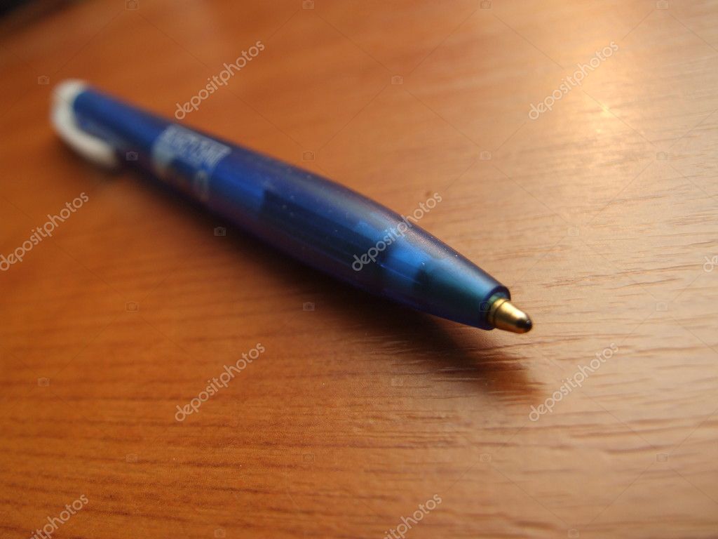 Pen on the desk — Stock Photo © .shock 7945619