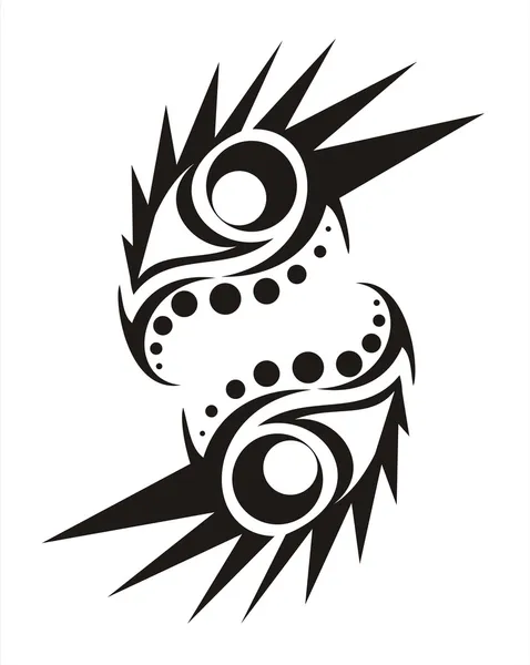 Tatuagem tribal — Fotografia de Stock