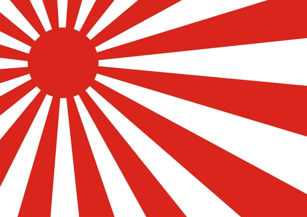 Rising sun flag — Stock Photo, Image