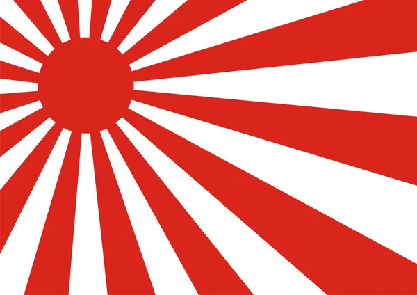 stock image Rising sun flag