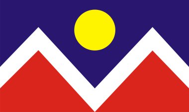 Denver flag clipart