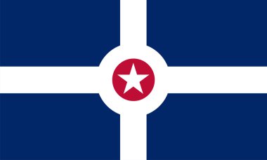 Indianapolis flag clipart