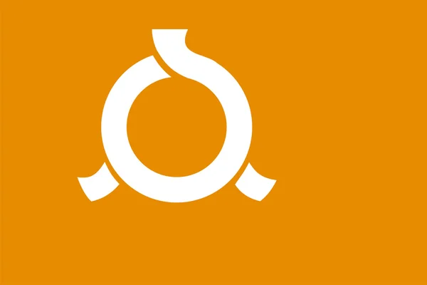 Fukushima flagga — Stockfoto