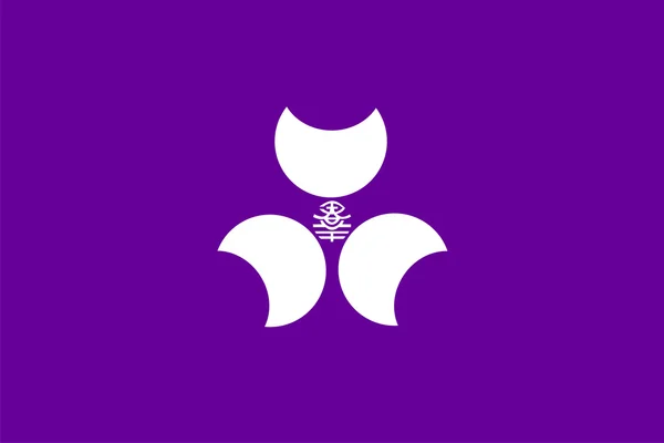 Gunma zászló — Stock Fotó
