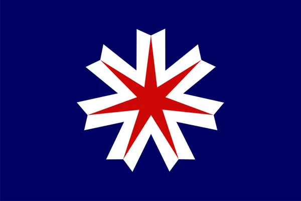 Hokkaido vlag — Stockfoto