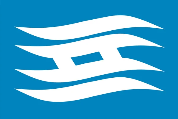 Hyogo vlajka — Stock fotografie