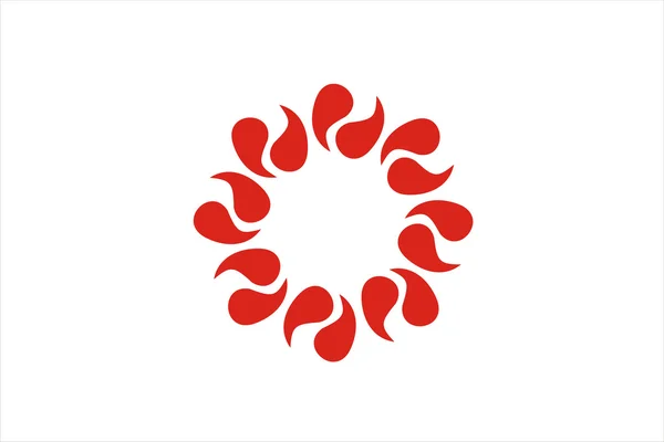 Saitama flagga — Stockfoto