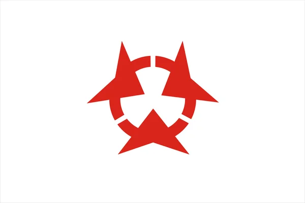 Oita bayrağı — Stok fotoğraf