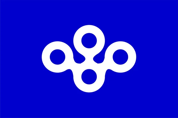 Osaka flag — Stock Photo, Image