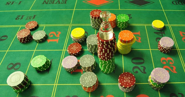 Fichas de Casino — Foto de Stock