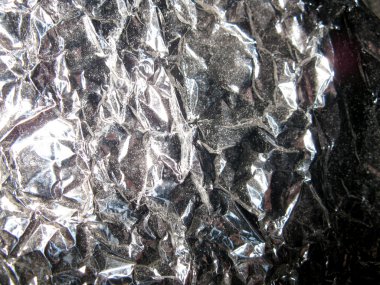 Crushed foil