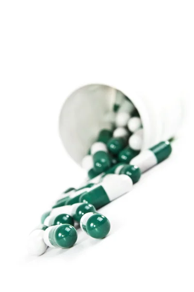 Capsules dispersées avec le médicament . — Photo