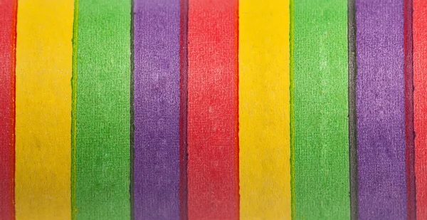 Fargebånd av papir – stockfoto