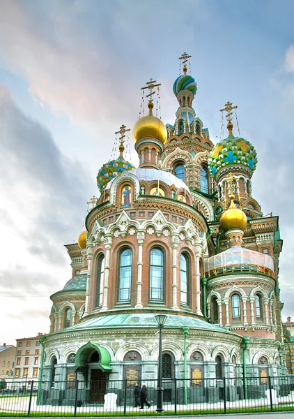 Ziegel orthodoxe russische Charch — Stockfoto