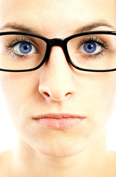 Woman with glasses — Stock Photo, Image