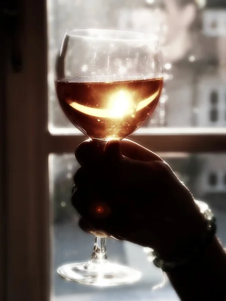 Glas vin — Stockfoto