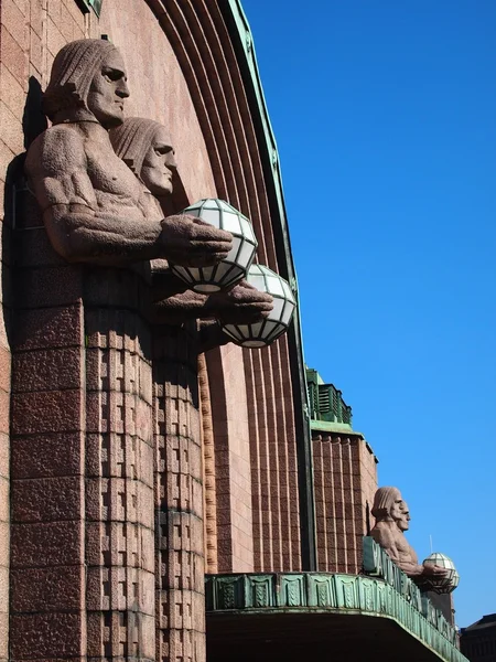 Helsínquia Estação ferroviária — Fotografia de Stock