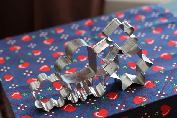 Christmas Cookie Cutters — Stock Photo, Image