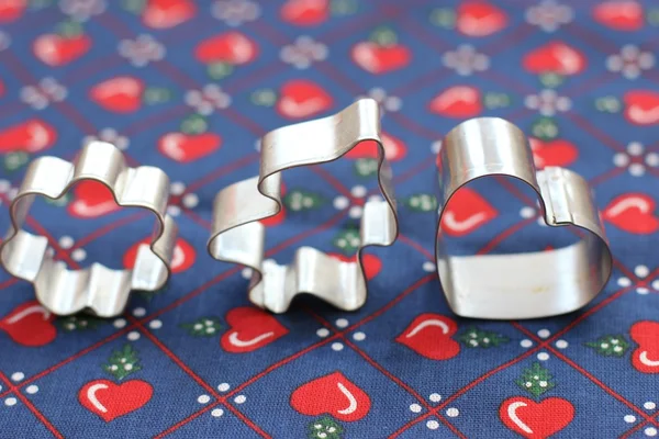 Christmas Cookie Cutters — Stock Photo, Image