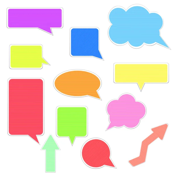 stock vector Speech bubbles set