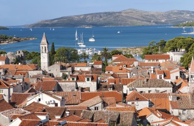 Trogir havadan görünümü