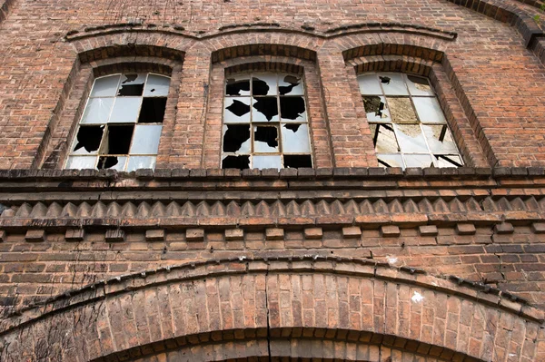 stock image Old industrial windows