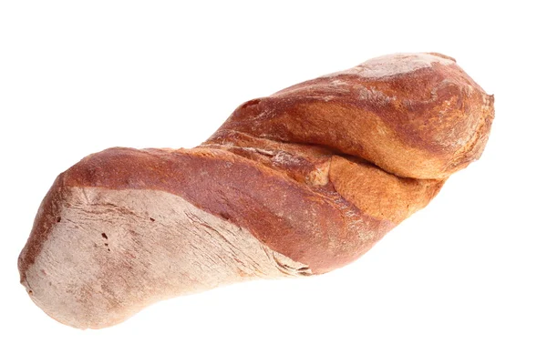 Traditionele huisgemaakte ronde brood geïsoleerdgeleneksel ev yapımı yuvarlak ekmek izole — Stok fotoğraf