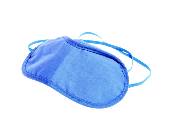 Izole mavi uyku maskesi — Stok fotoğraf