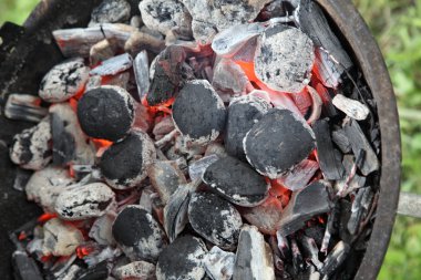 odun kömür Yakılan