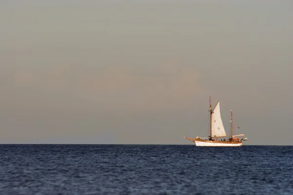 Boot. Bilder aus dem Polenmeer — Stockfoto