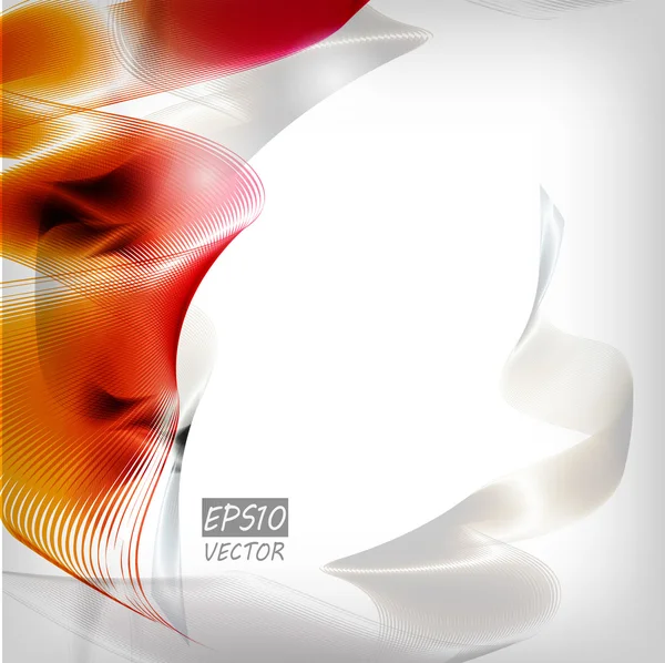 stock vector Abstract Red Background - Vector Illustration