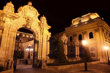 Buda Castle in Budapest, Hungary clipart