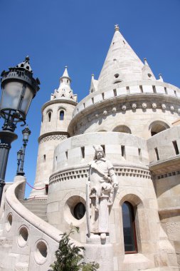 Fisherman Bastion in Budapest, Hungary clipart