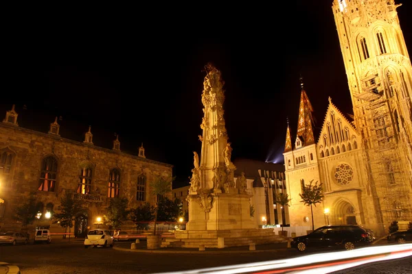 Holy trinity column in Budapest, Hungary — Stock Photo, Image