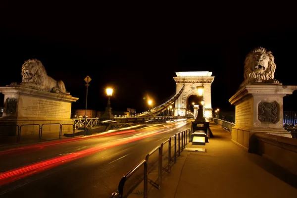 ブダペスト,ハンガリーのチェーンブリッジ — ストック写真