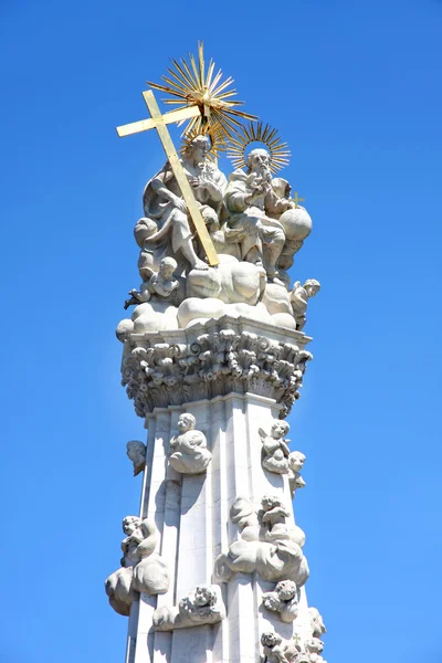 Heilige Drievuldigheid kolom in Boedapest, Hongarije — Stockfoto